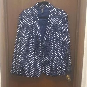 Torrid polka dot blazer size 3